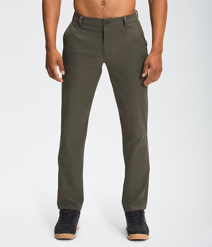 The North Face Pants City Standard Modern Fit Dark Green - Mens - Thailand EPSAL-8902